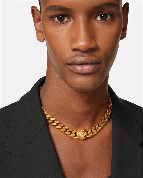 versace medusa chain uk|Versace Necklaces for Men.